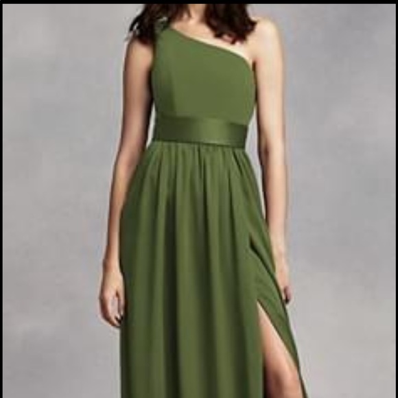 2 gray & 1 green long formal dresses. - Picture 3 of 5